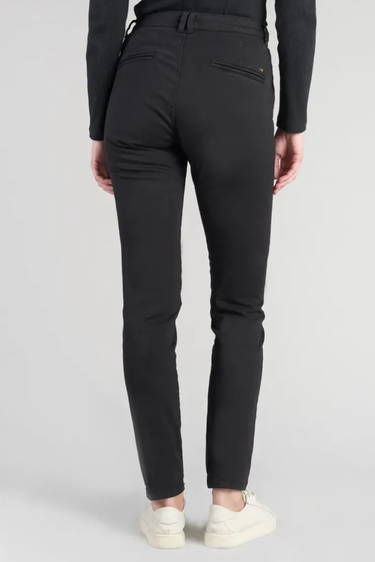 Femme Le Temps des Cerises Pantalons & Chinos-Pantalon Chino Dyli4 Noir