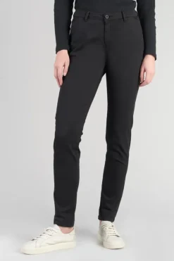 Femme Le Temps des Cerises Pantalons & Chinos-Pantalon Chino Dyli4 Noir