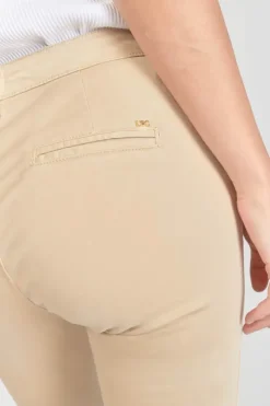 Femme Le Temps des Cerises Pantalons & Chinos-Pantalon Chino Dyli3 Sable