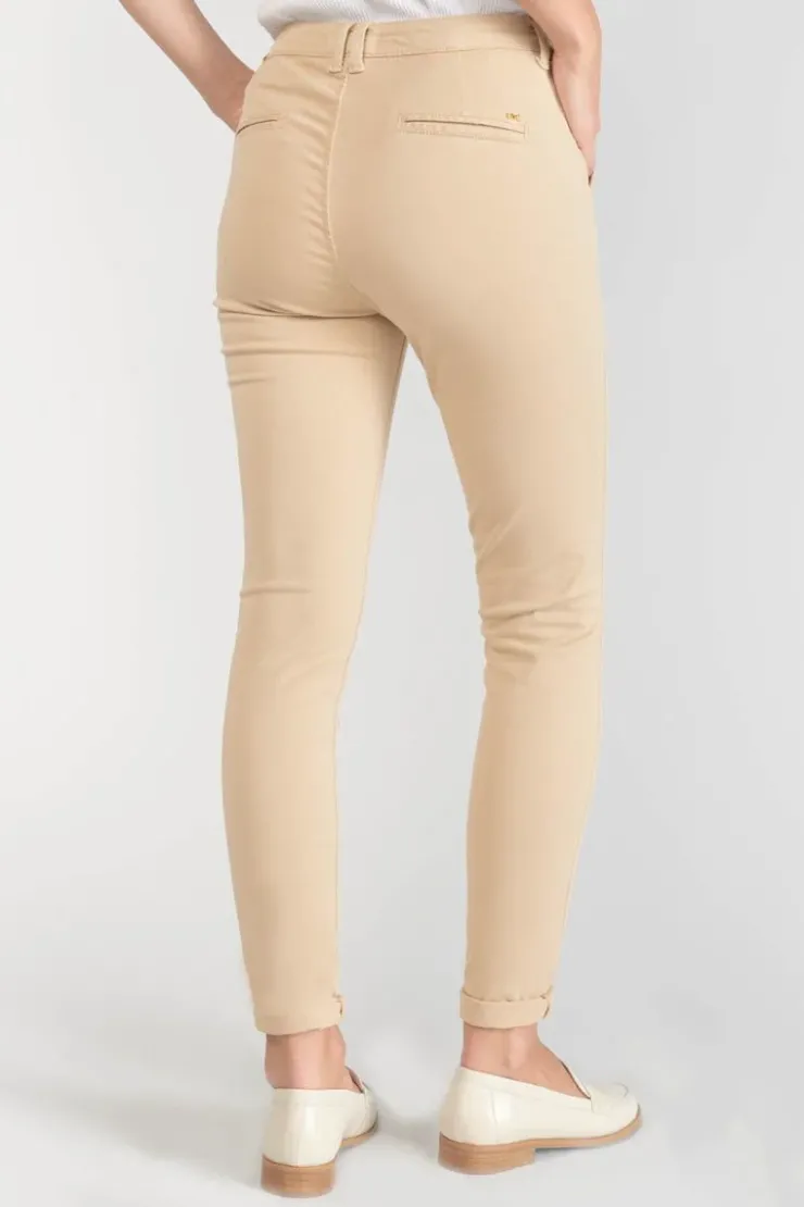 Femme Le Temps des Cerises Pantalons & Chinos-Pantalon Chino Dyli3 Sable