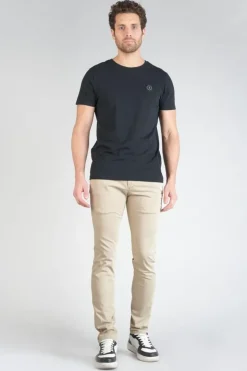 Homme Le Temps des Cerises Pantalons & Chinos-Pantalon Chino Slim Jas Beige