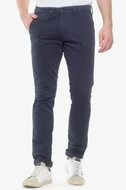 Homme Le Temps des Cerises Pantalons & Chinos-Pantalon Chino Slim Jas Marine