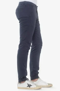 Homme Le Temps des Cerises Pantalons & Chinos-Pantalon Chino Slim Jas Marine
