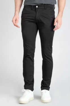 Homme Le Temps des Cerises Pantalons & Chinos-Pantalon Chino Slim Jas Noir