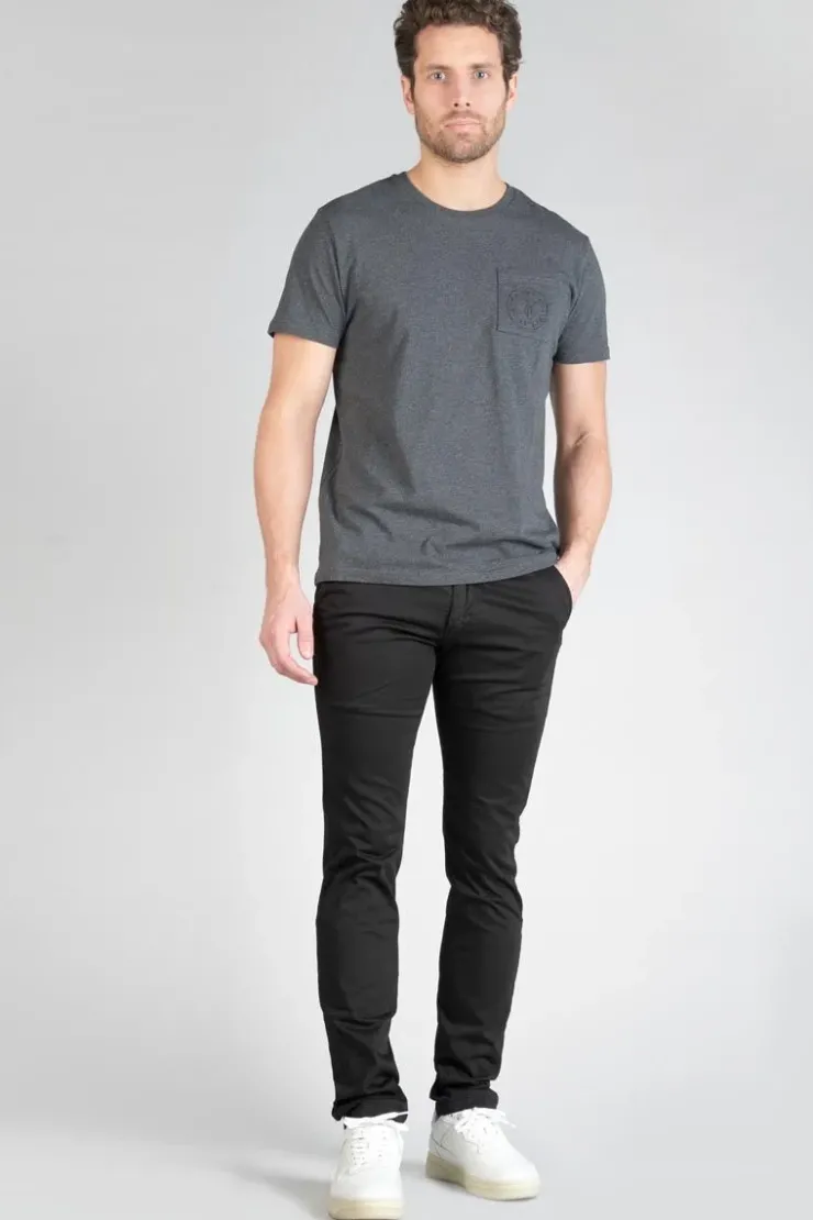 Homme Le Temps des Cerises Pantalons & Chinos-Pantalon Chino Slim Jas Noir