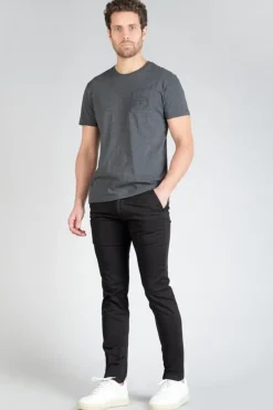 Homme Le Temps des Cerises Pantalons & Chinos-Pantalon Chino Slim Jas Noir