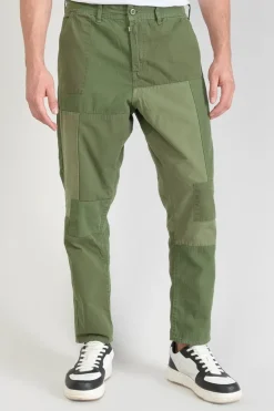 Homme Le Temps des Cerises Pantalons & Chinos-Pantalon Loose Mister Kaki Vert