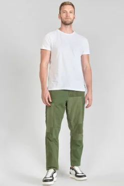 Homme Le Temps des Cerises Pantalons & Chinos-Pantalon Loose Mister Kaki Vert
