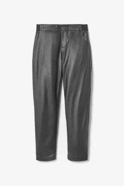 Femme Le Temps des Cerises Pantalons & Chinos-Pantalon Mineta En Simili Cuir Noir