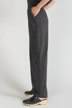 Femme Le Temps des Cerises Pantalons & Chinos-Pantalon Moretz Noir Irise