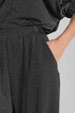 Femme Le Temps des Cerises Pantalons & Chinos-Pantalon Moretz Noir Irise