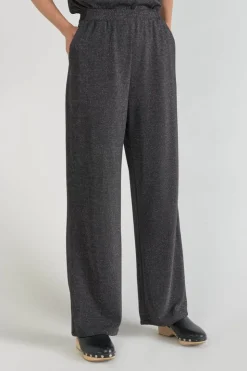 Femme Le Temps des Cerises Pantalons & Chinos-Pantalon Moretz Noir Irise