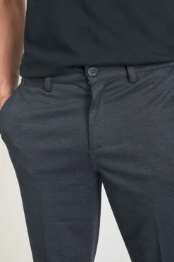 Homme Le Temps des Cerises Pantalons & Chinos-Pantalon Rolt Noir Chine Bleu