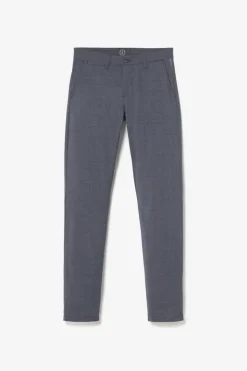 Homme Le Temps des Cerises Pantalons & Chinos-Pantalon Skunk A Carreaux Bleus