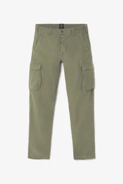 Homme Le Temps des Cerises Pantalons & Chinos-Pantalon Treillis Sami Kaki