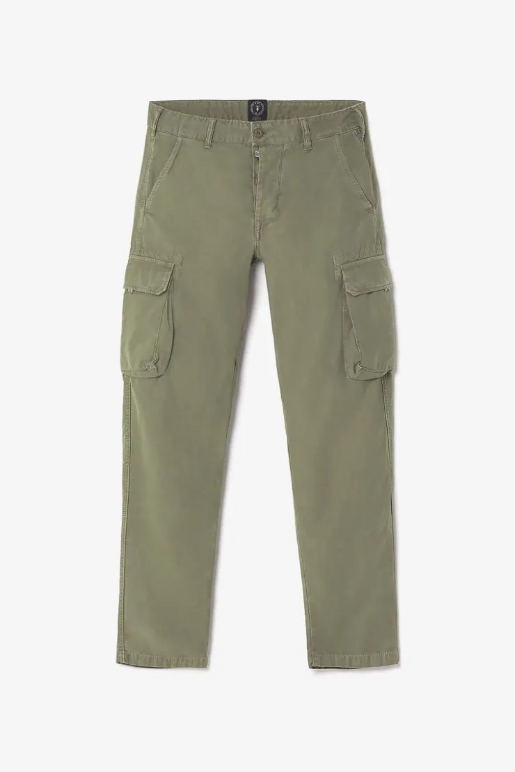 Homme Le Temps des Cerises Pantalons & Chinos-Pantalon Treillis Sami Kaki