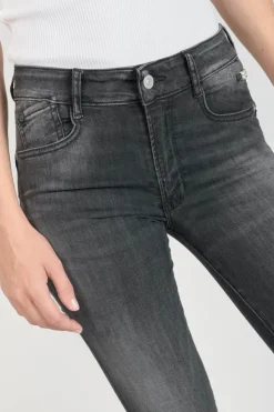 Femme Le Temps des Cerises Coupe Slim-Peak Pulp Slim Taille Haute Jeans Noir N°1