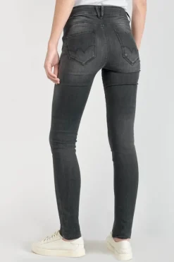 Femme Le Temps des Cerises Coupe Slim-Peak Pulp Slim Taille Haute Jeans Noir N°1