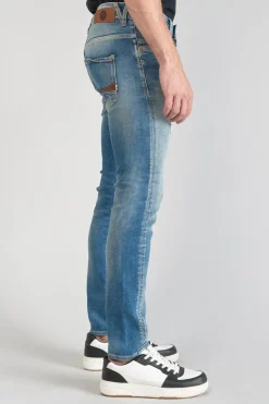 Homme Le Temps des Cerises Coupe Tapered-Perier 900/16 Tapered 7/8Eme Jeans Destroy Vintage Bleu N°4