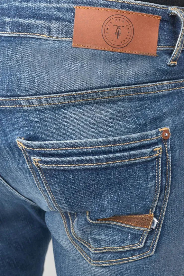 Homme Le Temps des Cerises Coupe Skinny-Picpus Power Skinny 7/8Eme Jeans Destroy Bleu N°2