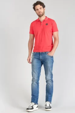 Homme Le Temps des Cerises T-Shirts & Polos-Polo Aron Corail