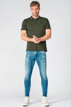 Homme Le Temps des Cerises T-Shirts & Polos-Polo Aron Vert Kaki