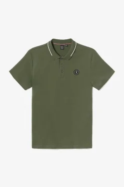 Homme Le Temps des Cerises T-Shirts & Polos-Polo Aron Vert Kaki