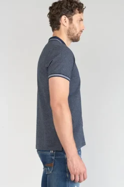 Homme Le Temps des Cerises T-Shirts & Polos-Polo Drime A Rayures Bleu Marine