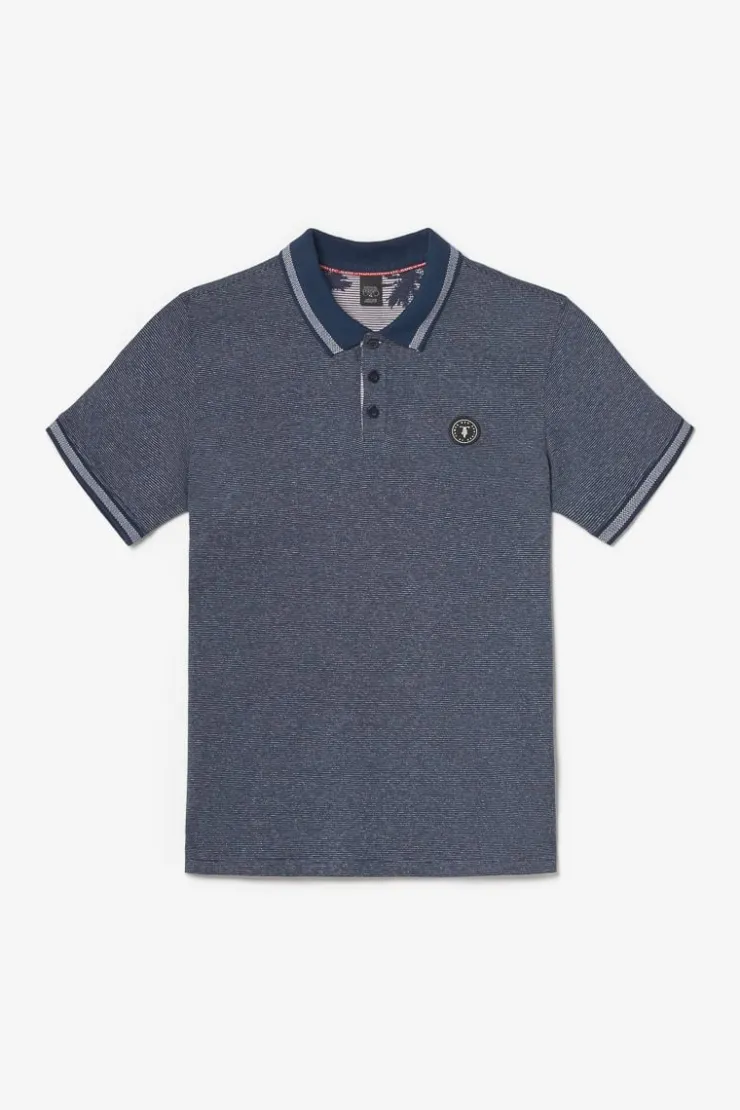 Homme Le Temps des Cerises T-Shirts & Polos-Polo Drime A Rayures Bleu Marine