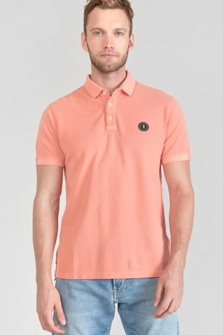 Homme Le Temps des Cerises T-Shirts & Polos-Polo Dylon Saumon