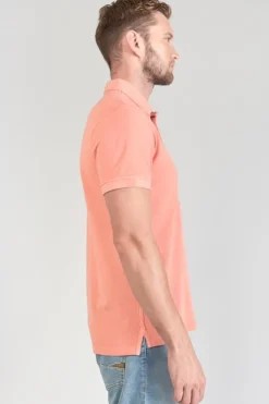 Homme Le Temps des Cerises T-Shirts & Polos-Polo Dylon Saumon