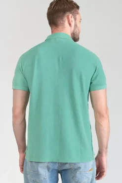 Homme Le Temps des Cerises T-Shirts & Polos-Polo Dylon Vert D'Eau
