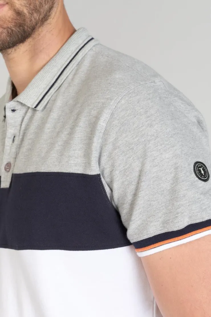 Homme Le Temps des Cerises T-Shirts & Polos-Polo Leos Tricolore