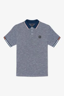 Homme Le Temps des Cerises T-Shirts & Polos-Polo Polar En Jersey Chine Bleu Marine