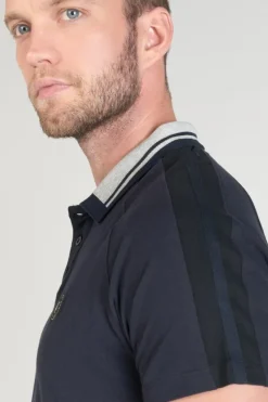 Homme Le Temps des Cerises T-Shirts & Polos-Polo Ramel Bleu Nuit