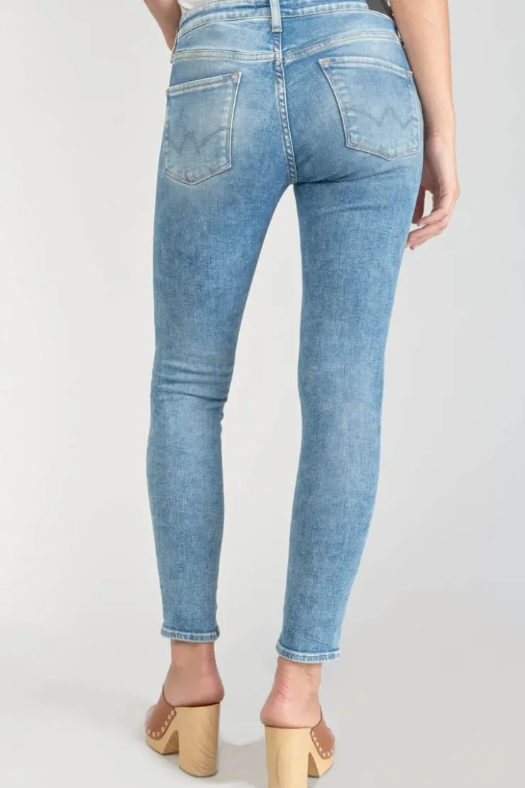 Femme Le Temps des Cerises Coupe Skinny-Power Skinny 7/8Eme Jeans Bleu N°4