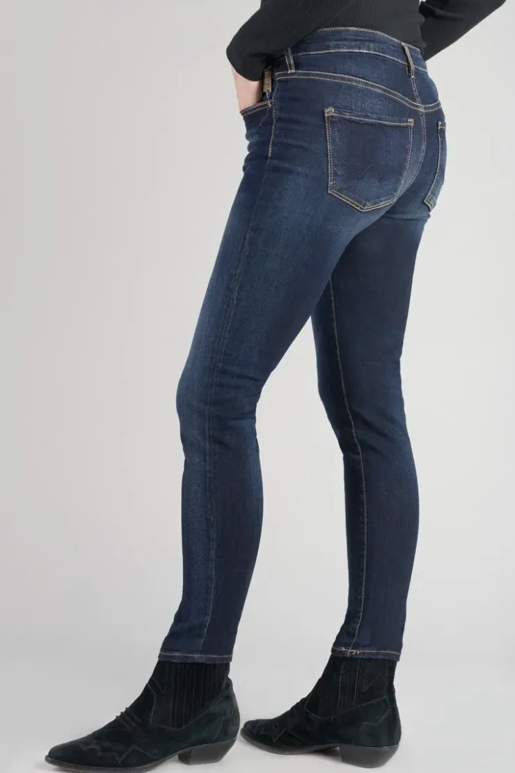 Femme Le Temps des Cerises Coupe Skinny-Power Skinny 7/8Eme Jeans Bleu N°1