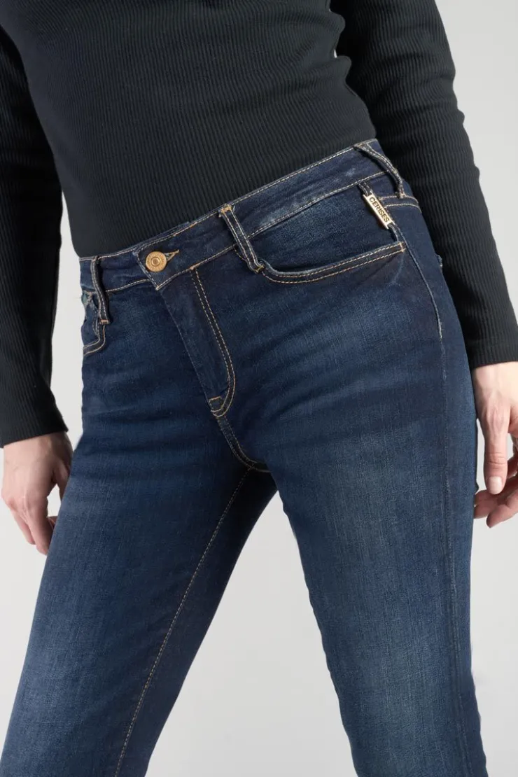 Femme Le Temps des Cerises Coupe Skinny-Power Skinny 7/8Eme Jeans Bleu N°1