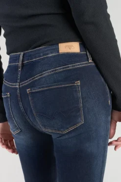 Femme Le Temps des Cerises Coupe Skinny-Power Skinny 7/8Eme Jeans Bleu N°1