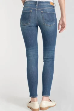 Femme Le Temps des Cerises Coupe Skinny-Power Skinny 7/8Eme Jeans Bleu N°2