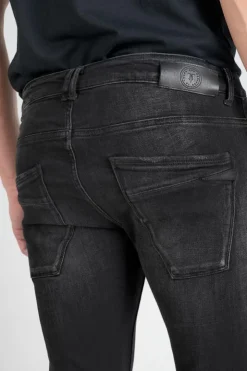 Homme Le Temps des Cerises Coupe Skinny-Power Skinny 7/8Eme Jeans Destroy Noir N°1