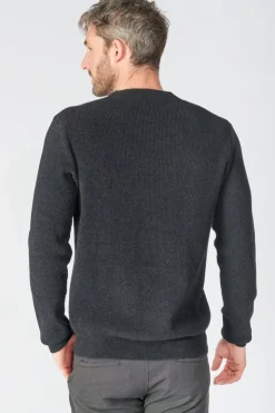 Homme Le Temps des Cerises Pulls & Cardigans-Pull Corbis Noir