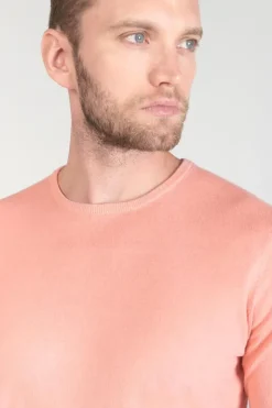 Homme Le Temps des Cerises Pulls & Cardigans-Pull Dross Saumon