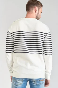 Homme Le Temps des Cerises Pulls & Cardigans-Pull Loral Mariniere