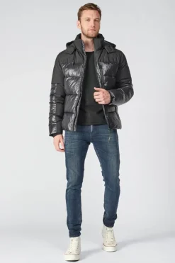 Homme Le Temps des Cerises Pulls & Cardigans-Pull Terry Noir