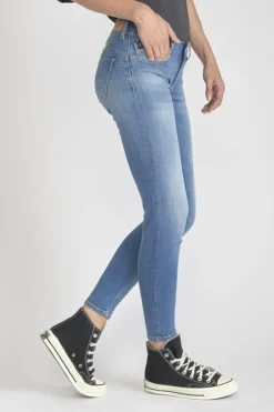 Femme Le Temps des Cerises Coupe Slim-Pulp Slim 7/8Eme Jeans Bleu N°4