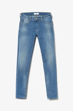 Femme Le Temps des Cerises Coupe Slim-Pulp Slim 7/8Eme Jeans Bleu N°4