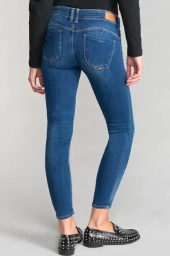 Femme Le Temps des Cerises Coupe Slim-Pulp Slim 7/8Eme Jeans Bleu N°2
