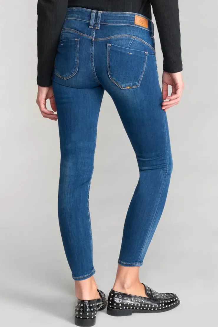 Femme Le Temps des Cerises Coupe Slim-Pulp Slim 7/8Eme Jeans Bleu N°2