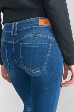 Femme Le Temps des Cerises Coupe Slim-Pulp Slim 7/8Eme Jeans Bleu N°2